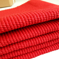 红色编织地毯厨房卫生间口吸水防滑地垫垫脚垫卧室床边地毯垫