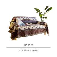 几何印度印第安图腾北欧沙发罩沙发巾毯简约客厅地毯盖布家具罩布