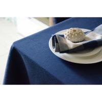 地中海风防水简约现代纯色厚实布艺深蓝色茶几布台布餐桌布艺盖布