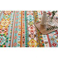 几何抽象民族风格餐桌布艺茶几布 台布盖布垫布
