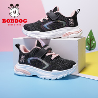 童鞋女童鞋子春秋款2021新款透气儿童网面休闲鞋女孩运动鞋