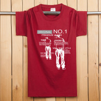 夏季加肥加大码男装纯棉圆领短袖t恤胖子特大号印花t恤衫宽松半袖