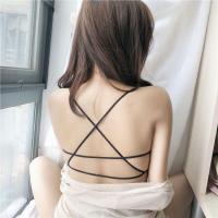 裹胸抹胸美背文胸女吊带性感小背心无钢圈韩版防走光运动内衣学生