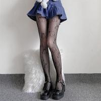 夏季网红萝莉jk渔网袜黑丝ins凯蒂猫性感镂空洛丽塔连裤袜子辣妹