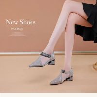 紅晴娗真皮凉鞋女透气网纱2021夏季新款时装网靴大码舒适妈妈鞋