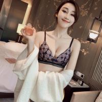 春夏新款性感法式蕾丝超薄款软杯防凸无钢圈文胸少女内衣