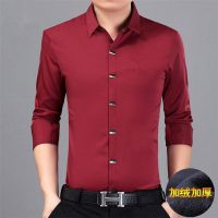 新款上班商务男装秋季长袖男衬衫青年男士纯色修身韩版衣服寸衣