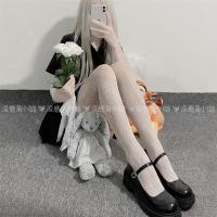 白丝即正义 蝴蝶结玫瑰豹纹菱形月亮花藤网格性感连裤渔网丝袜女