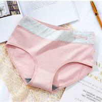 纯棉中腰女士内裤石墨烯抗菌夏季薄款透气日系少女大码宽松