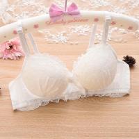 高中大学生16-17-18-19-20岁少女聚拢无钢圈文胸日系性感内衣白色
