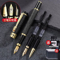 钢笔龙头笔学生练字硬笔成人送礼弯头弯尖书法商务签字笔