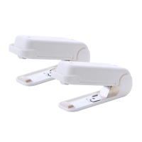 [99任选十件]居家便携迷你零食封口机食品塑封机塑料袋密封机|北欧白2个装[3秒速热封口]