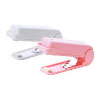 【99任选十件】居家便携迷你零食封口机食品塑封机塑料袋密封机|粉白色2个装【3秒速热封口】