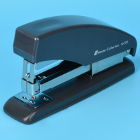 订书机办公用学生用中号小号小型家用省力可爱大号加厚钉书机大型定书机定书器携带款多功能装订|黑色省力型20页/送一盒钉