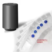 [保鲜神器]便携电动抽真空机密实袋迷你家用食品保鲜包装机套装|黑色真空机(配1大4小密实袋)