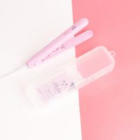 小型家用封口机迷你手压式便携牛轧糖雪花酥零食包装封袋机卷发棒|平板粉色+收纳盒 夹板单品