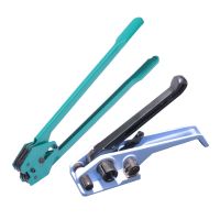 1608pet塑钢带手动打包机拉紧器打包钳子pp塑料带咬口夹子捆扎机|黑头拉紧器和打包钳组合