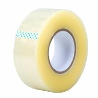 4.3宽2.4厚警示语胶带纸快递打包胶带胶布[多规格可选10卷]B3|透明白4.3*2.4(150) 10卷美工刀
