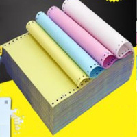 二联三联打印纸冠华电脑打印纸四联二等分打印纸三等分针式|500页二联/三等分