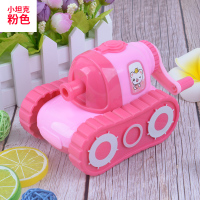 卡通可爱铅笔刀削笔器卡通转笔刀小学生手摇卷笔刀刨笔机儿童文具|坦克[颜色随机]