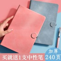 a5简约笔记本本子超厚记事本ins复古风日记本女学生高中商务