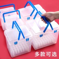 马克笔盒子收纳盒便携式文具盒塑料盒环保防水24/36/48/60/80笔盒