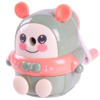 卡通削笔刀小学生用儿童自动转笔卷笔刀钻笔旋笔削笔器铅笔刨笔剥笔车笔机手摇手动消销绞彩铅小|二代绿色[收藏+,享优先发货]
