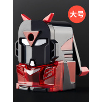 削笔器手摇卷笔刀儿童小学生用多功能转笔刀小型便携式刨铅笔机|9129红色金刚战