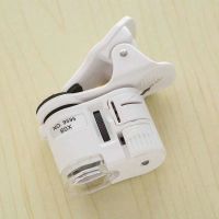 放大镜手机镜头显微镜迷你高倍高清带灯便携珠宝鉴定多功能微|迷你显微镜放大镜可验钞带手机夹 送收纳包+镜布