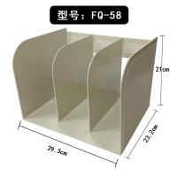 a4桌面带锁塑料抽屉式资料办公档案储物文件柜置物架文件夹收纳盒|三联一体书架(2个装)