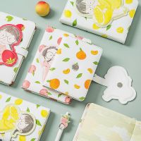 麻球果果乐皮面本可爱韩版学生笔记本本子手账记事本