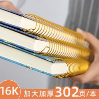 b5加厚大号笔记本学生用简约复古记事线圈本可爱韩版超厚本子