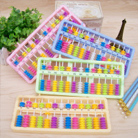 珠算算盘小学生珠心算一二年级儿童算盘多功能幼儿园智力数学教具|粉色