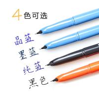 10支装小学生用可擦钢笔可换墨囊男女孩可爱正姿练字细尖钢笔