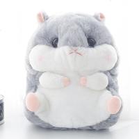 热水袋充电式防爆暖手宝注水毛绒可爱热敷肚子煖宝宝暖水袋热宝女 仿兔毛仓鼠