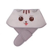 热水袋充电式防爆暖水袋煖宝宝注水煖宫暖手宝暖敷肚子可爱毛绒女 卡通腰带-小猫