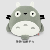 热水袋充电式防爆毛绒女煖宝宝暖手宝卡通热宝肚子暖水袋注水可爱 隆隆猫暖手宝