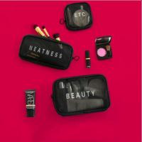 化妆包小号迷你便携网纱大容量化妆品收纳包旅游洗漱包收纳包套装