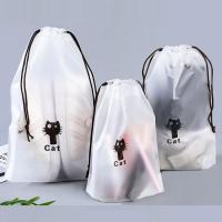 抽绳束口袋旅行装鞋袋可爱透明防水化妆品洗漱内衣衣服便携收纳袋