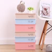 内衣收纳盒塑料 文胸内裤袜子整理箱学生宿舍整理盒 化妆品收纳箱