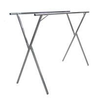 折叠晾衣架子不锈钢伸缩室内落地阳台卧室晒被凉衣服室外双杆宿舍[11月24日发完]