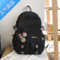 FENGHOU书包女日韩大学生大容量初中生中学生时尚潮酷双肩包背包男ins风学生书包