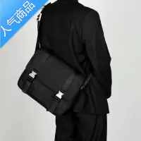 FENGHOU日系经典邮差包男士电脑包大学生上课书包单肩工装斜挎包大容量女学生书包