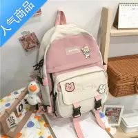 FENGHOU书包女韩版原宿ulzzang高中生初中生中小学生大学ins风双肩包背包学生书包