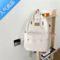 FENGHOU书包女大学生学生简约超火双肩包大容量时尚背包韩版14寸电脑包学生书包