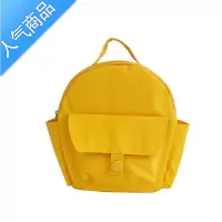 FENGHOU2020新款女包中大学生书包迷你黄色小清新双肩包文艺旅行背包