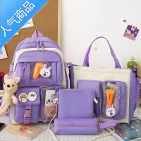 FENGHOU日韩新款大容量小学生书包校园初中高中生女孩轻便可爱休闲双肩包