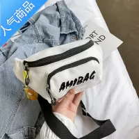 FENGHOU胸包女2021新款潮时尚ins小众轻便小包包运动斜挎日系帆布腰包夏腰包男