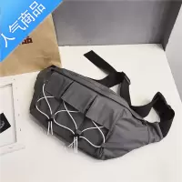 FENGHOU百搭时尚男女多功能胸包潮日系工装包街头潮流休闲斜挎包运动腰包腰包男