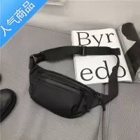 FENGHOU男士小挎包简约百搭休闲斜挎胸包女跑步运动腰包个性日系单肩小包腰包男